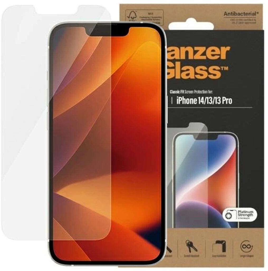 Bild von PanzerGlass 2767 Displayschutzglas Passend für Handy-Modell: iPhone 13, iPhone 13 Pro, iPhone 14 1S