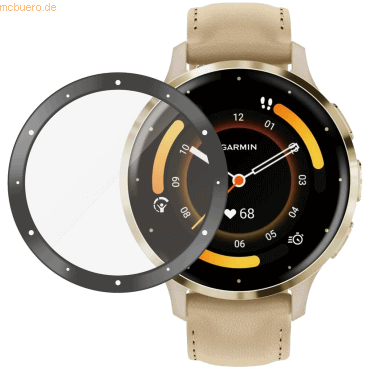 Bild von PanzerGlass Displayschutzglas »Curved Edges Screen Protector«, für Garmin Venu 3s, (1 St.), Displayschutzfolie, Schutzfolie, Bildschirmschutz, kratz- & stoßfest