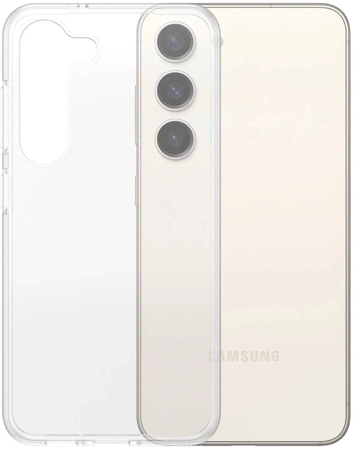 Bild von PanzerGlass Hintere Abdeckung für Mobiltelefon - selbstheilendes TPU - durchsichtig - für Samsung Galaxy S23