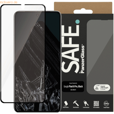 Bild von Safe Ultra-Wide Fit (1 Stück, Google Pixel 8 Pro), Smartphone Schutzfolie, Transparent