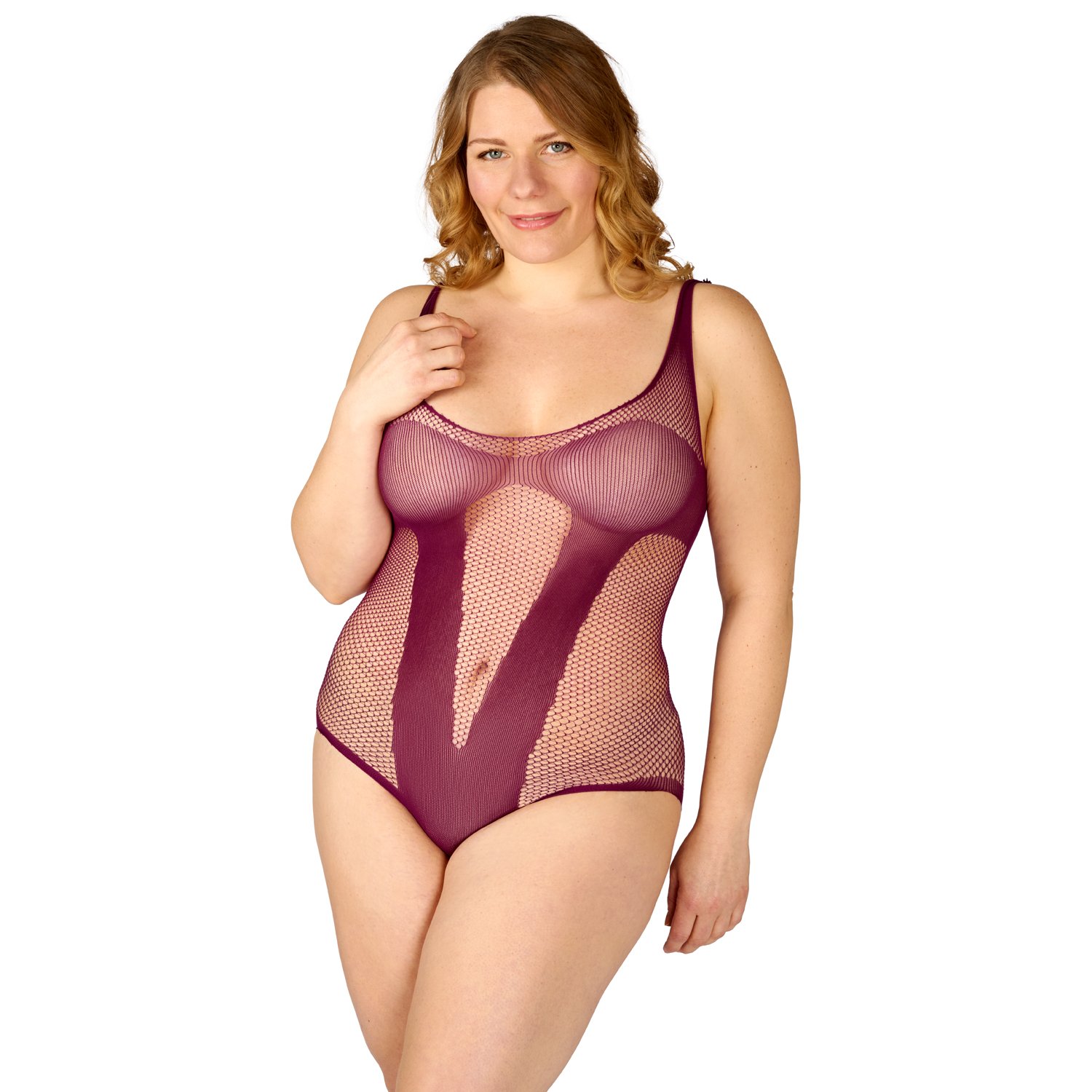 Bild von NORTIE Forest Acid Body in Bordeaux Plus Size