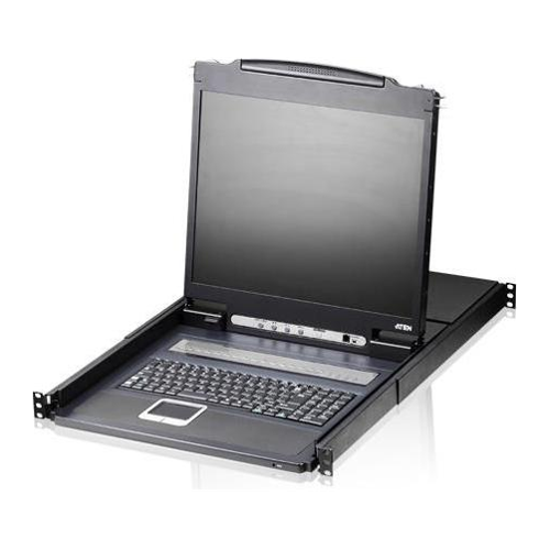 Bild von Aten 16-Port 19" LCD KVM Switch – Effiziente Steuerung für mehrere Server