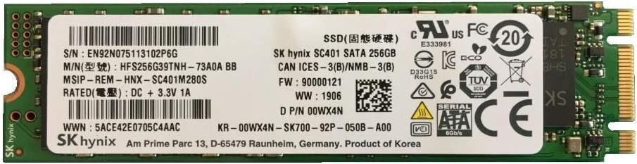 Bild von Dell SSD 256GB S3 2280 (256 GB), SSD