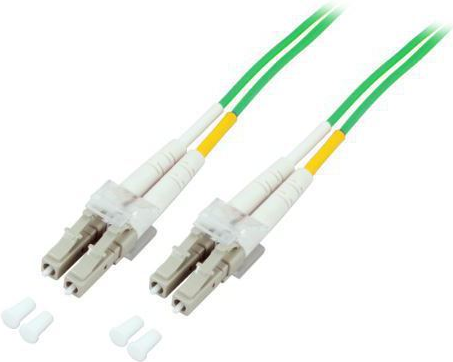 Bild von MicroConnect FIB551010 Glasfaserkabel 10 m OM5 LC/UPC Grün (10 m), Netzwerkkabel
