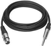 Bild von VivoLink PROAUDXLRJACK10 10m XLR 6.35mm Schwarz Audio-Kabel (PROAUDXLRJACK10)