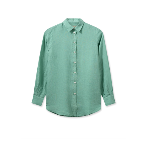 Bild von V-Kragen T-Shirt MMKarli Linen Shirt XL von Mos Mosh
