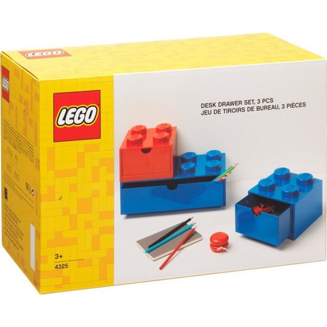 Bild von Room Copenhagen Aufbewahrungsbox Room Copenhagen LEGO Schreibtischschubladen 3er