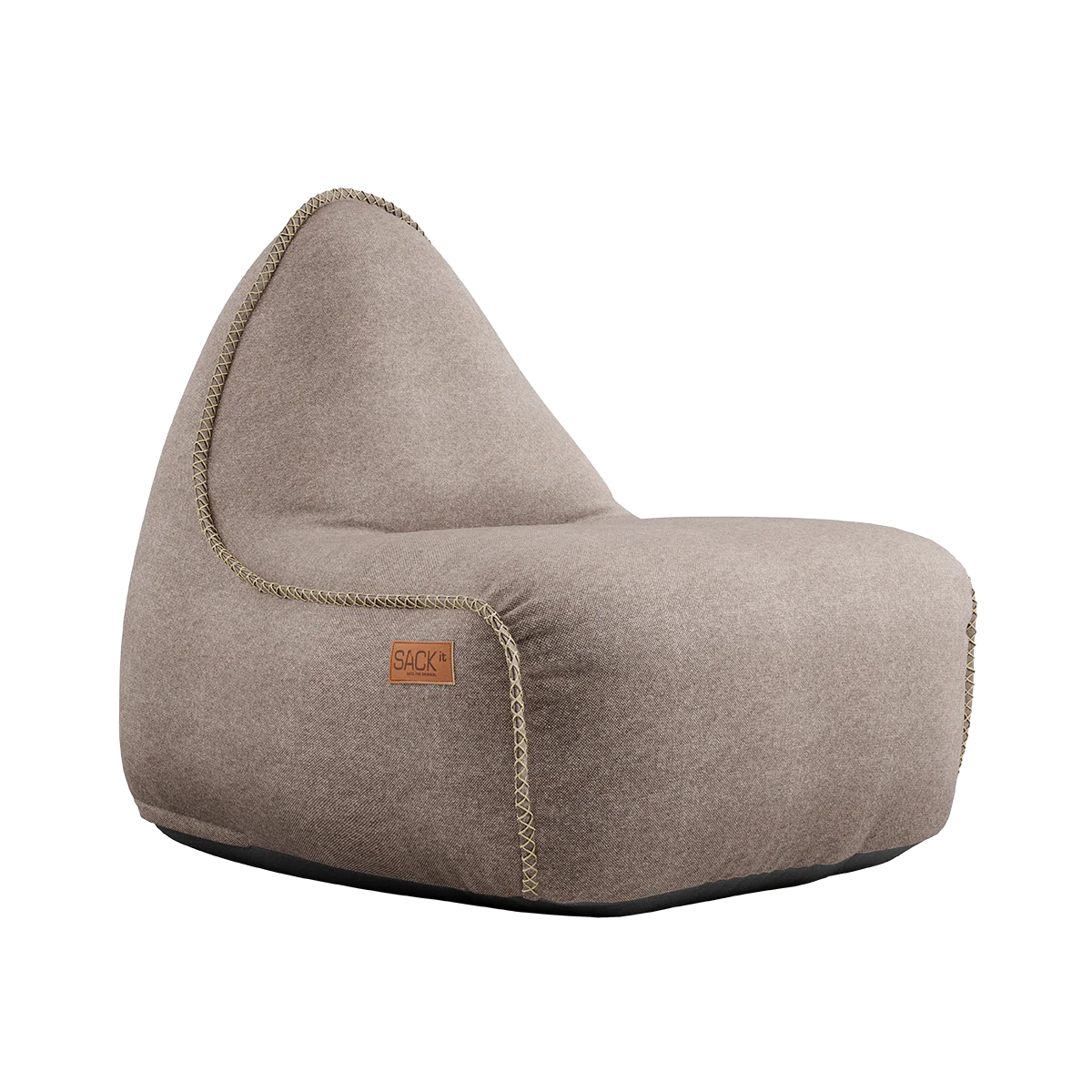 Bild von RETROit Canvas Sitzsack Sparset – Loungsessel und Hocker (Indoor) sand