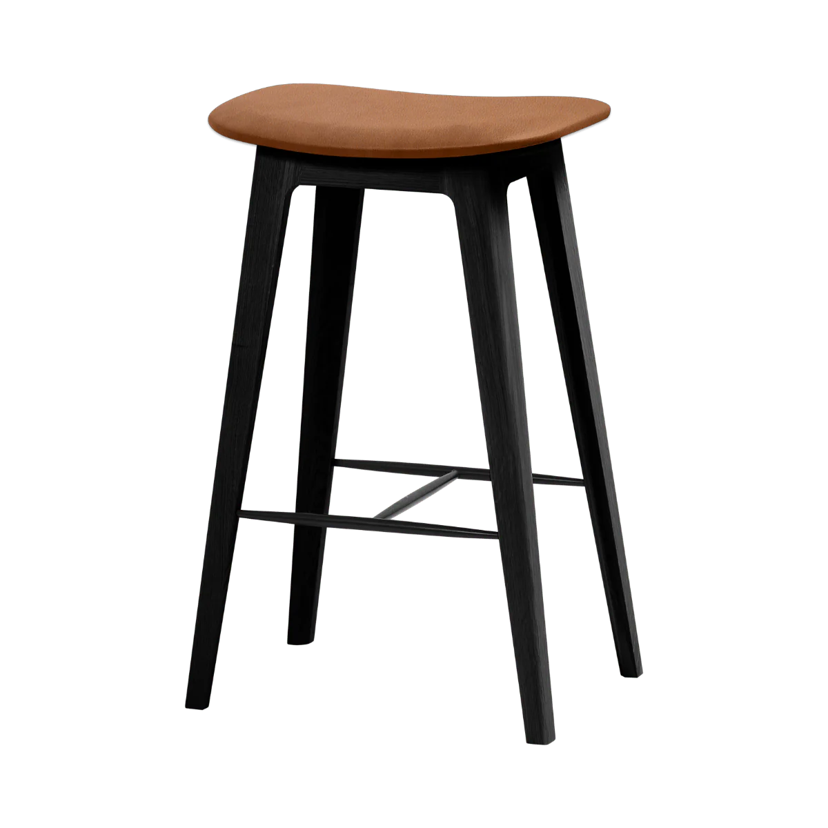 Bild von Nordic Bar Stool - Black Stained Oak