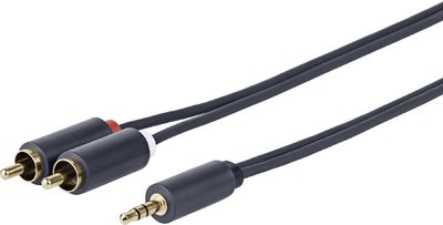 Bild von VivoLink PROMJRCA15 15m 3.5mm 2 x RCA Schwarz Audio-Kabel (PROMJRCA15)