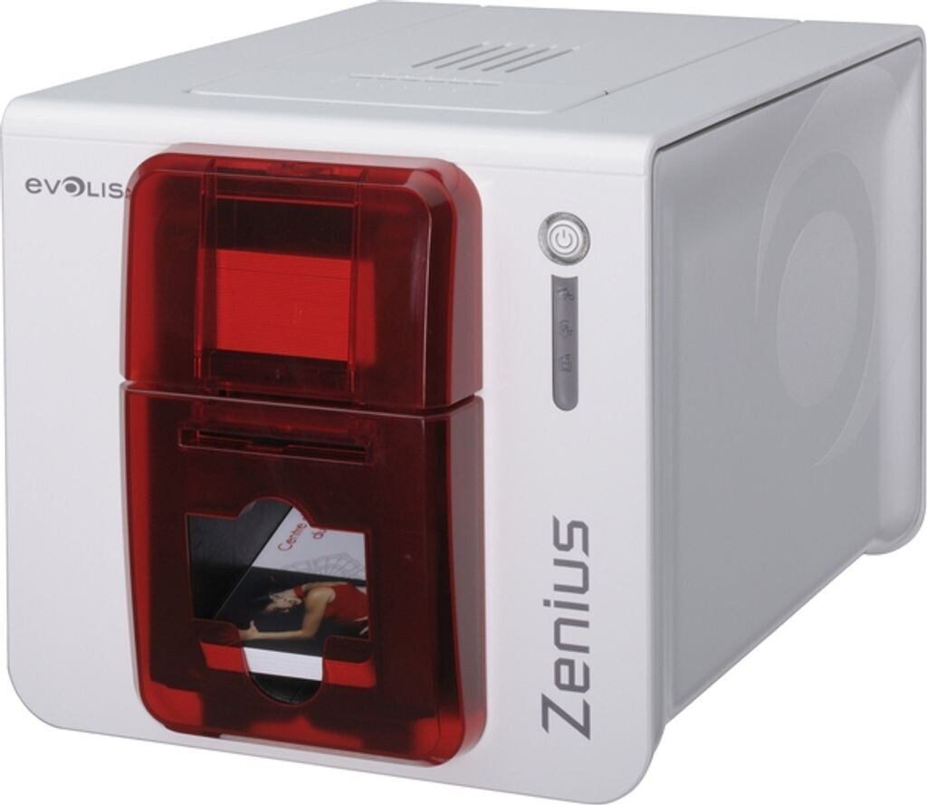 Bild von Evolis Zenius Expert Line - Plastikkartendrucker - Farbe - Thermosublimation/thermische Übertragung - CR-80 Card (85.6 x 54 mm) - 300 dpi - bis zu 500 Karten/Stunde (s/w) / bis zu 150 Karten/Stunde (Farbe) - Kapazität: 50 Karten - USB, LAN (ZN1H0000RS)