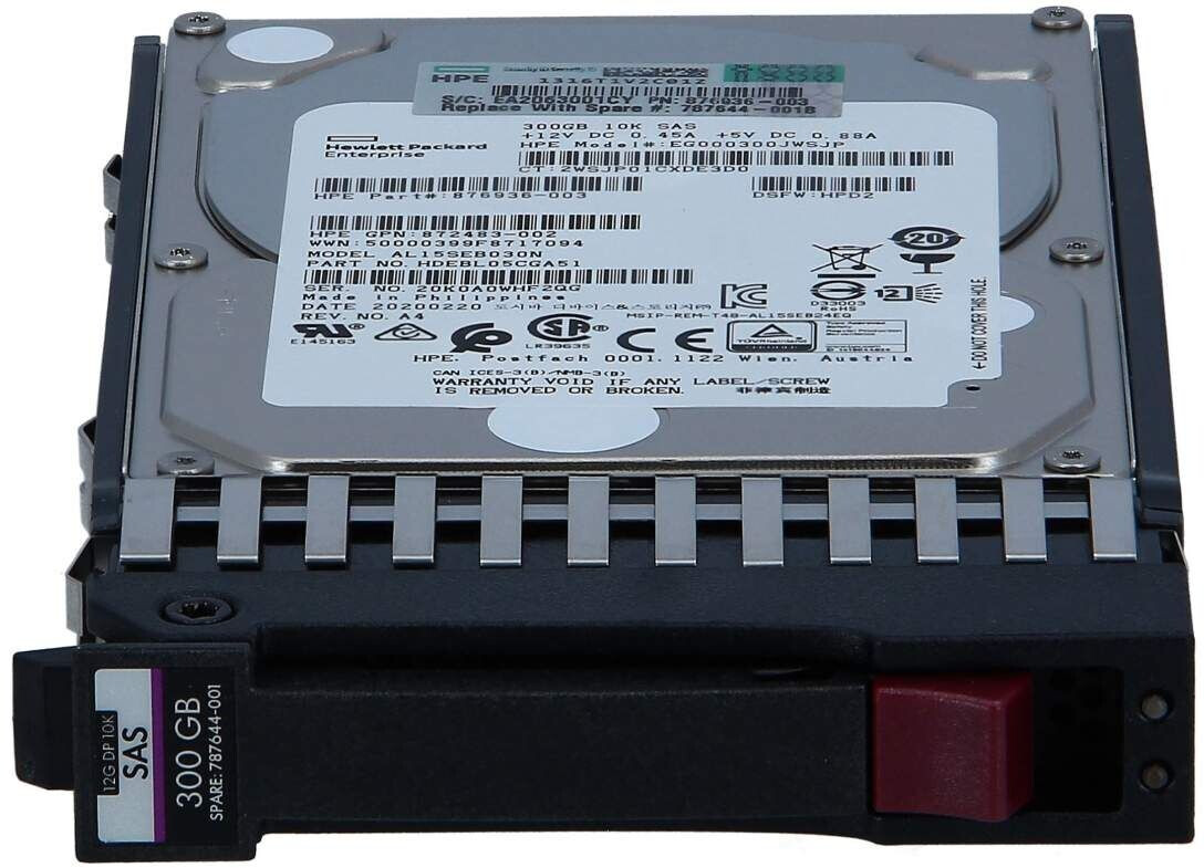 Bild von HP 300GB SAS - 300 GB - SAS - 10000 U/min - 2.5  - Festplatte (787644-001)