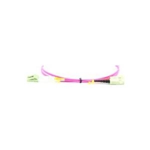Bild von MicroConnect - Netzwerkkabel - LC/PC Multimode (M) zu SC/PC-Multimodus (M) - 1 m - Glasfaser - 50/125 Mikrometer - OM4 - halogenfrei - violett Erika