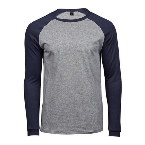 Bild von Tee Jays Langarmshirt Herren Baseball Tee – 100% Gekämmte Baumwolle