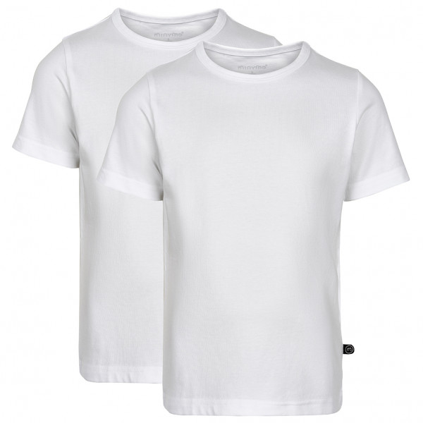 Bild von Minymo, Unisex, Shirt, Kid's Basic 32 -T-Shirt S/S (2-Pack), Weiss, (92)