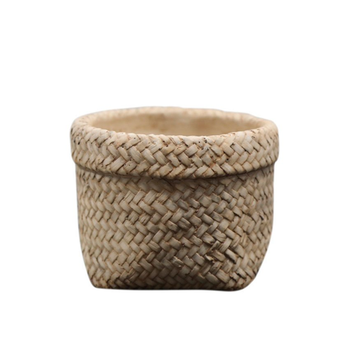 Bild von Chic Antique Corte Übertopf mit Beutelmuster - Natürliche Eleganz für Ihr Zuhause