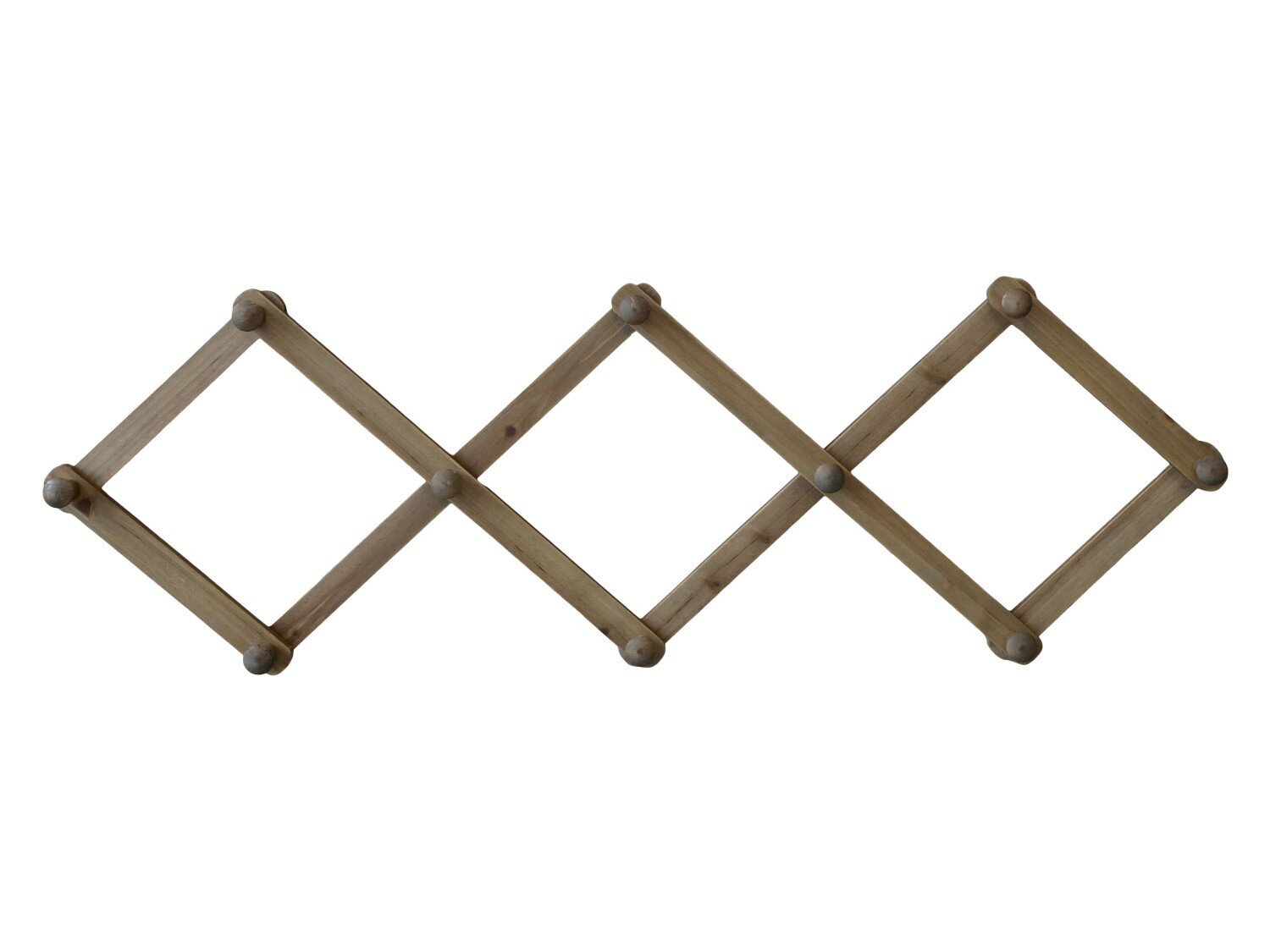 Bild von Hakenleiste mit 10 Haken, 84 x 5,5 x 34 cm, natur