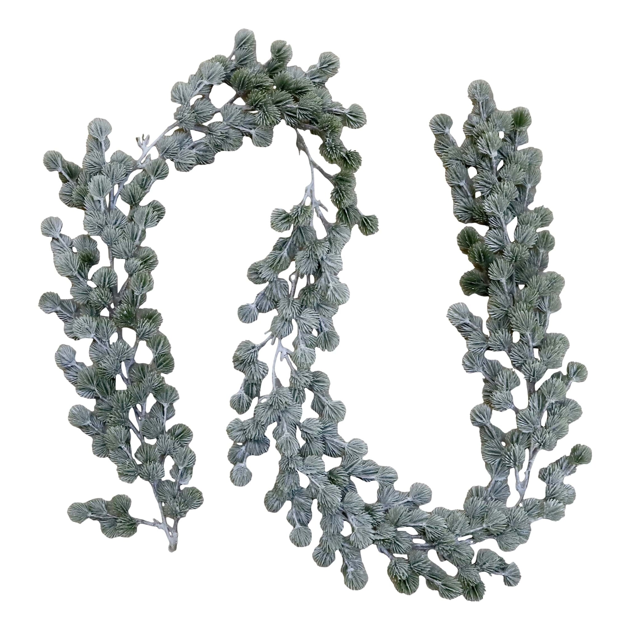 Bild von Chic Antique Fleur Zedernholzranke mit Schnee, L190 cm, grün