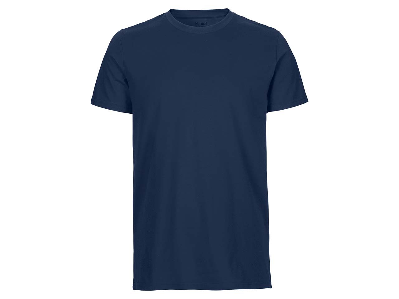 Bild von Neutral Bio-Herren-T-Shirt mit Rundhalsausschnitt dunkelblau, Gr. S