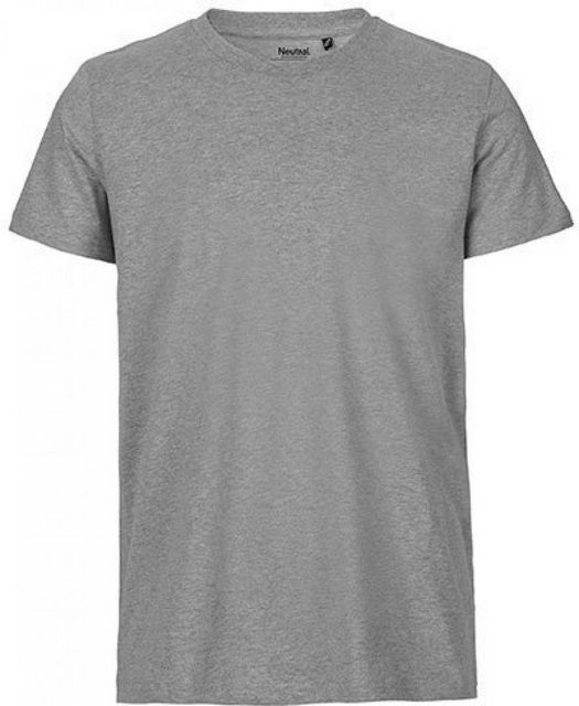 Bild von Neutral Bio-Herren-T-Shirt mit Rundhalsausschnitt grau, Gr. S