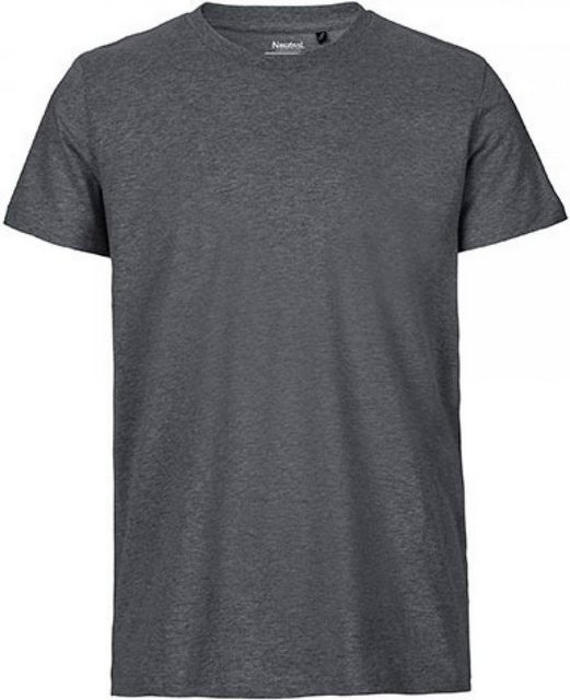 Bild von Neutral Bio-Herren-T-Shirt mit Rundhalsausschnitt dunkelgrau, Gr. S