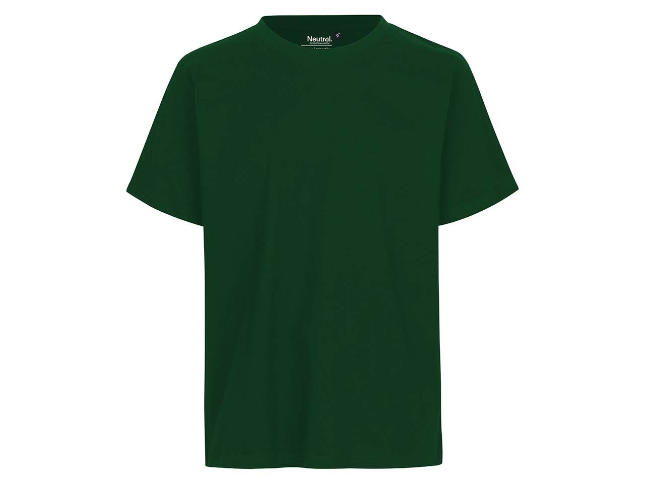 Bild von Neutral Bio-Unisex-T-Shirt mit Rundhalsausschnitt, bottle green, Gr. L