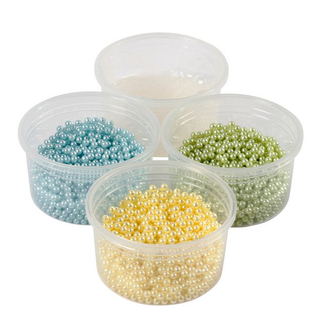 Bild von creativ company Modelliermasse Pearl Clay, Styroporperlen-Set