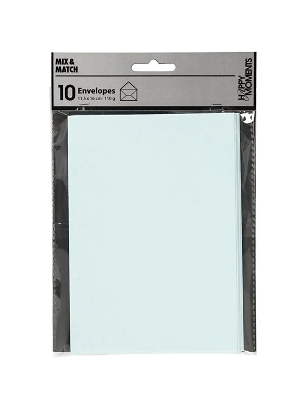 Bild von Creativ Company - Envelope Light blue 11.5x15cm 10 pcs.