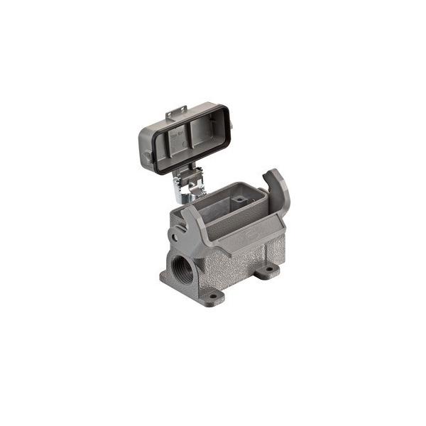 Bild von Harting Sockelgehäuse, Elektronikkabel + Stecker, Grau