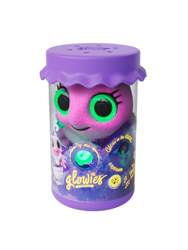 Bild von Glowies bedtime buddy with music and light Pink. 28 cm