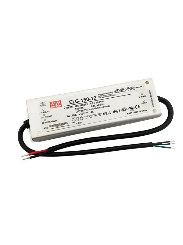 Bild von DEVELTRON 12vdc led power supply 150w - ip67