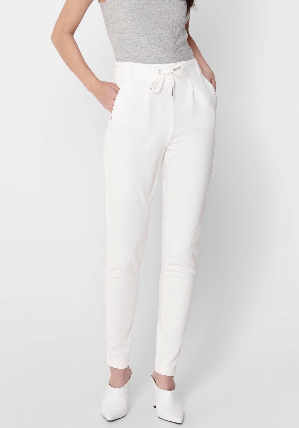 Bild von ONLY Jogger Pants "ONLPOPTRASH LIFE EASY COL PANT PNT NOOS", bequeme Form mit elastischem Bund und Kordelzug