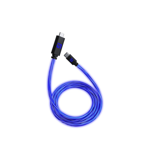 Bild von Floating Grip 3M USB-C/USB-C Kabel mit LED Licht - Blau