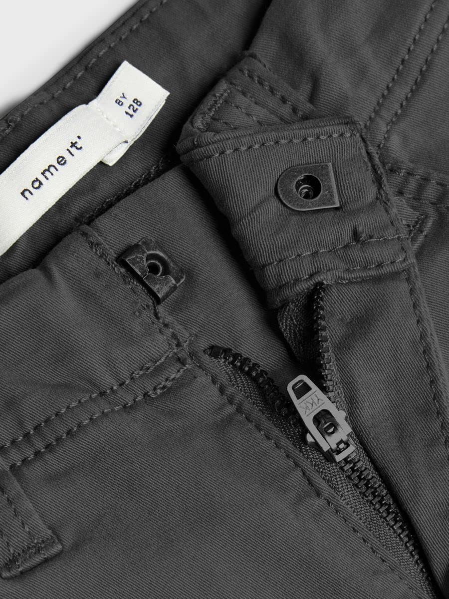 Bild von name it® Cargohose, Eingrifftaschen, Gürtelschlaufen, für Kinder, grün, 122