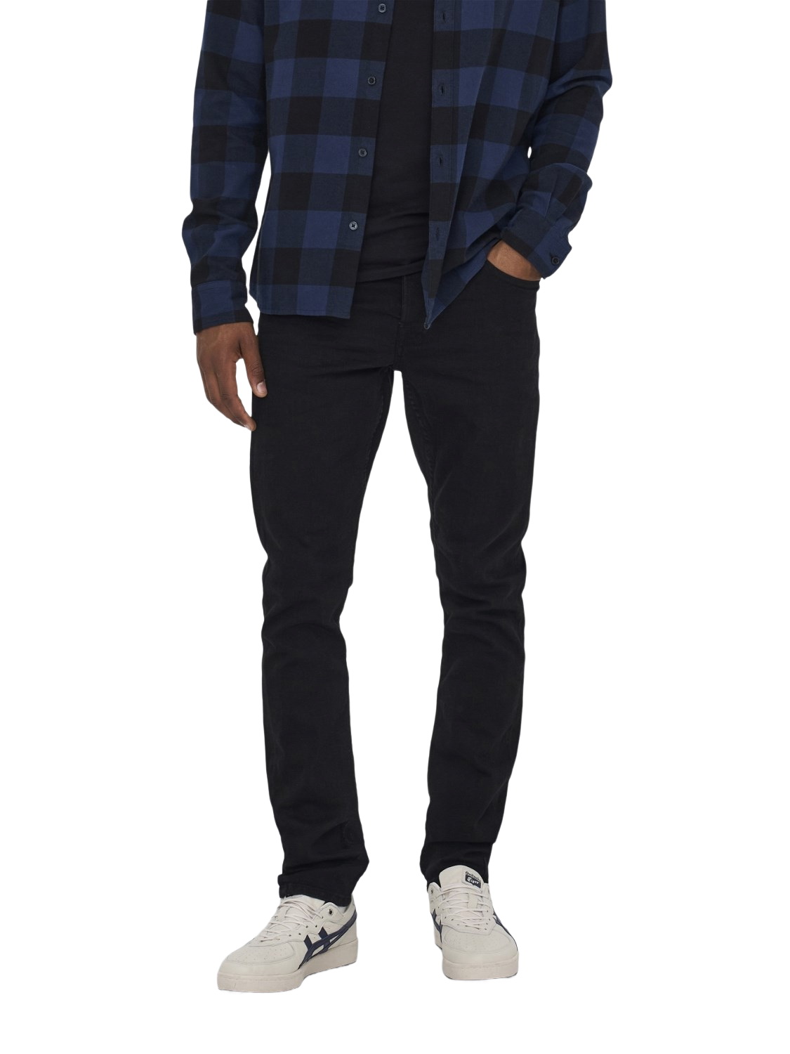 Bild von ONLY & SONS Herren Slim Jeans onsLOOM DCC 0448 NOOS, Schwarz (Black Denim), W29/L30