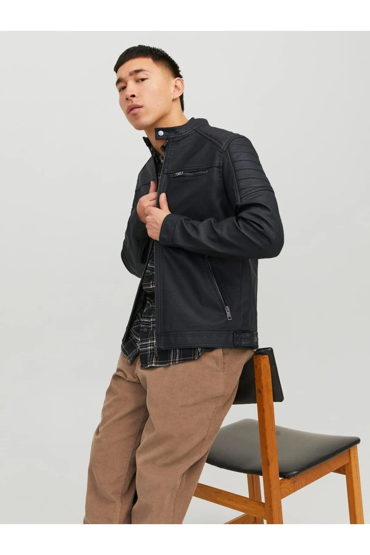 Bild von Jack & Jones Jacke Aus Wildlederimitat Jacke Aus Wildlederimitat für Herren - XS