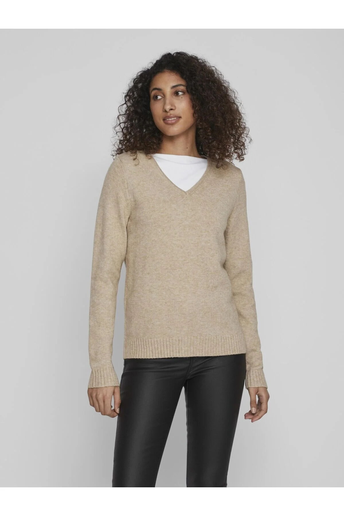 Bild von Vila V-Ausschnitt-Pullover »VIRIL V-NECK L/S KNIT TOP - NOOS«