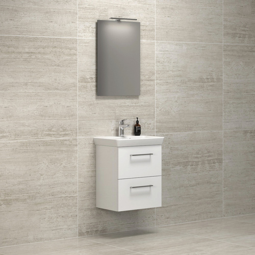 Bild von SCANBAD Badmöbel-Set, 4-teilig, Kunststoff - weiss