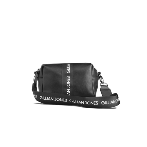 Bild von Gillian Jones Natascha Make-Up Tasche in schwarzem PU-Leder