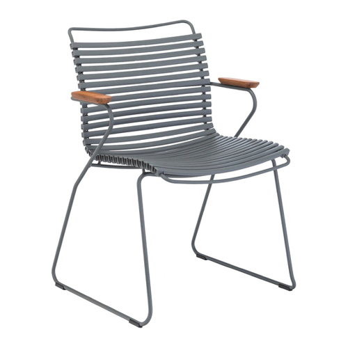 Bild von Houe Click Dining Chair dunkelgrau (10801-7018) – Eleganter Outdoor Stuhl mit Komfort