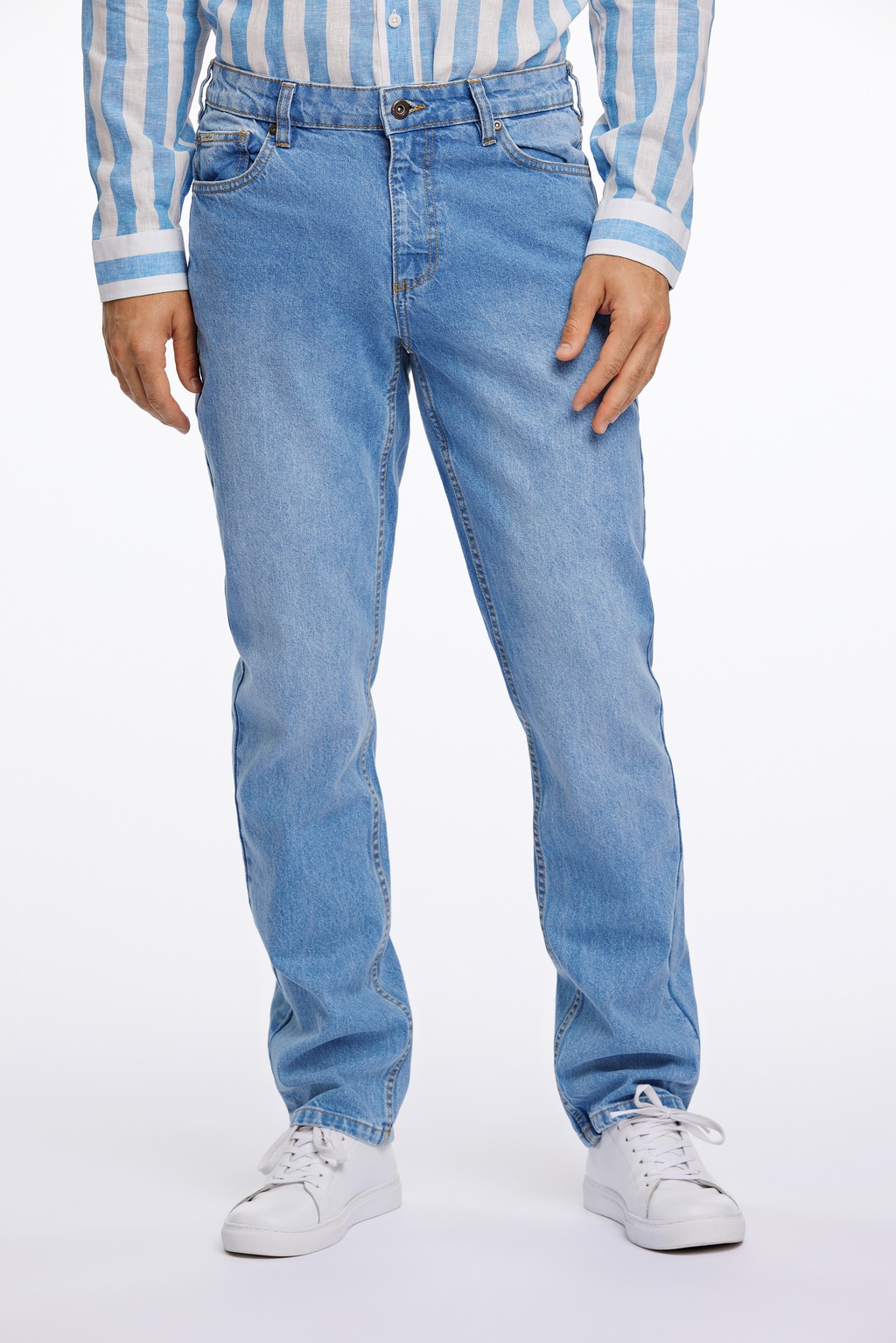 Bild von LINDBERGH 5-Pocket-Jeans, mit leichter Waschung