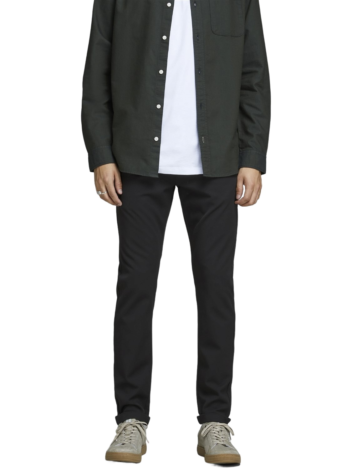 Bild von JACK & JONES Herren Jjimarco Jjconnor Akm 769 Black Noos Pants, Schwarz, 34 EU