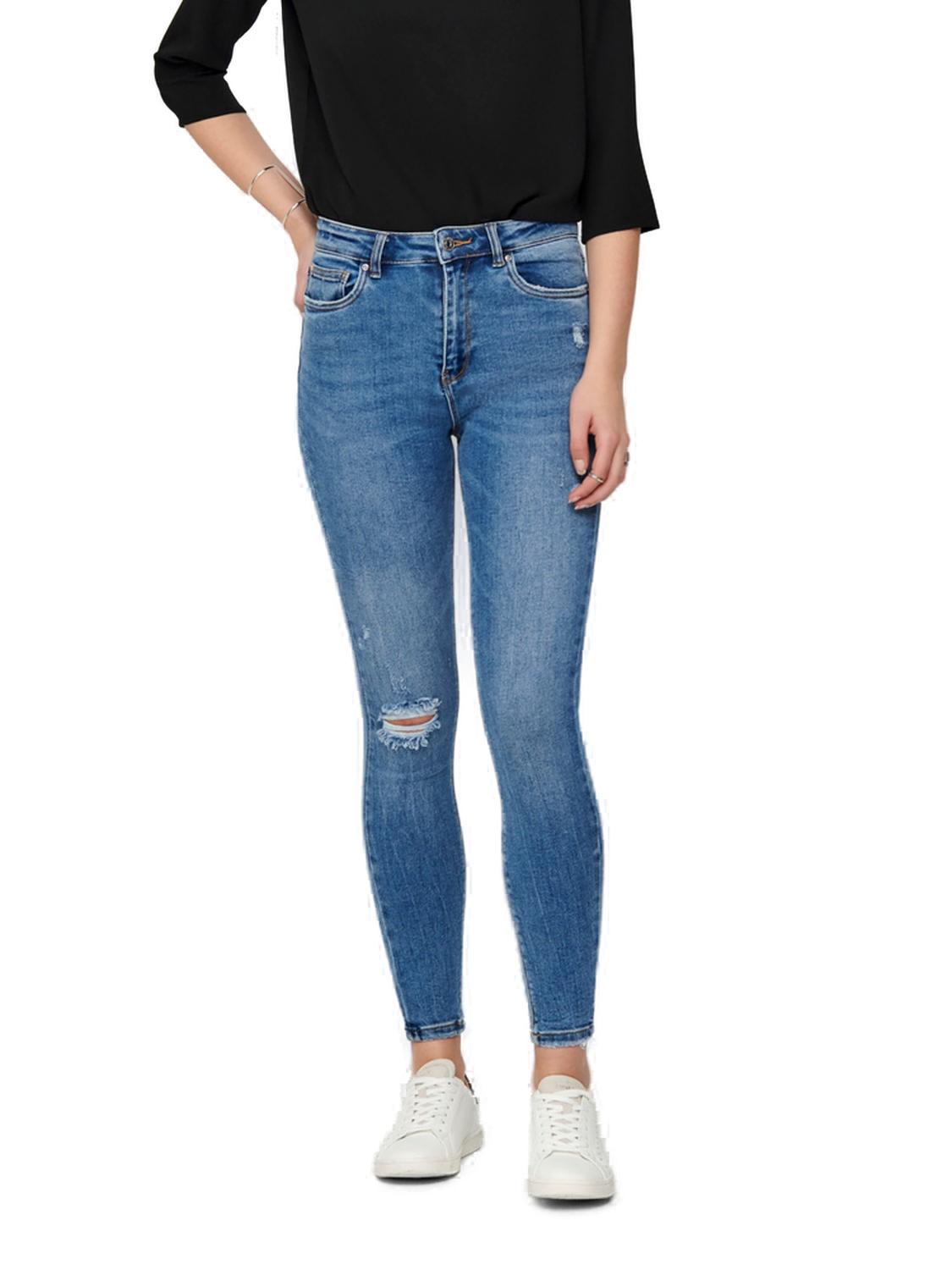 Bild von ONLY Damen Skinny Fit Jeans ONLMila Life HW Ankle 31/34