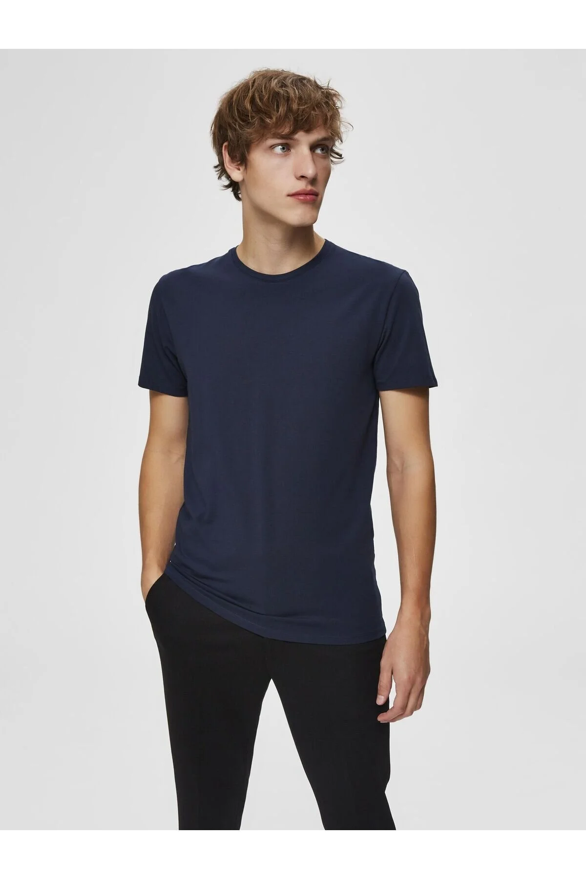 Bild von Selected Homme Herren Rundhals Kurzarm T-Shirt SLHNEWPIMA