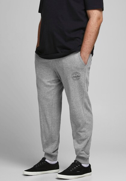 Bild von Jack & Jones Jogginghose Jogginghose JPSTGORDON Sweat Trainingshose Plus Size Übergröße 4422 in Grau