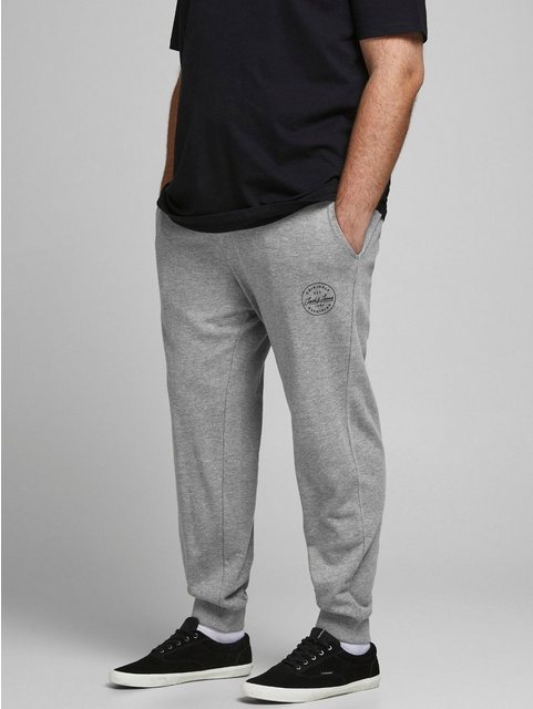 Bild von Jack & Jones Jogginghose Jogginghose JPSTGORDON Sweat Trainingshose Plus Size Übergröße 4422 in Grau