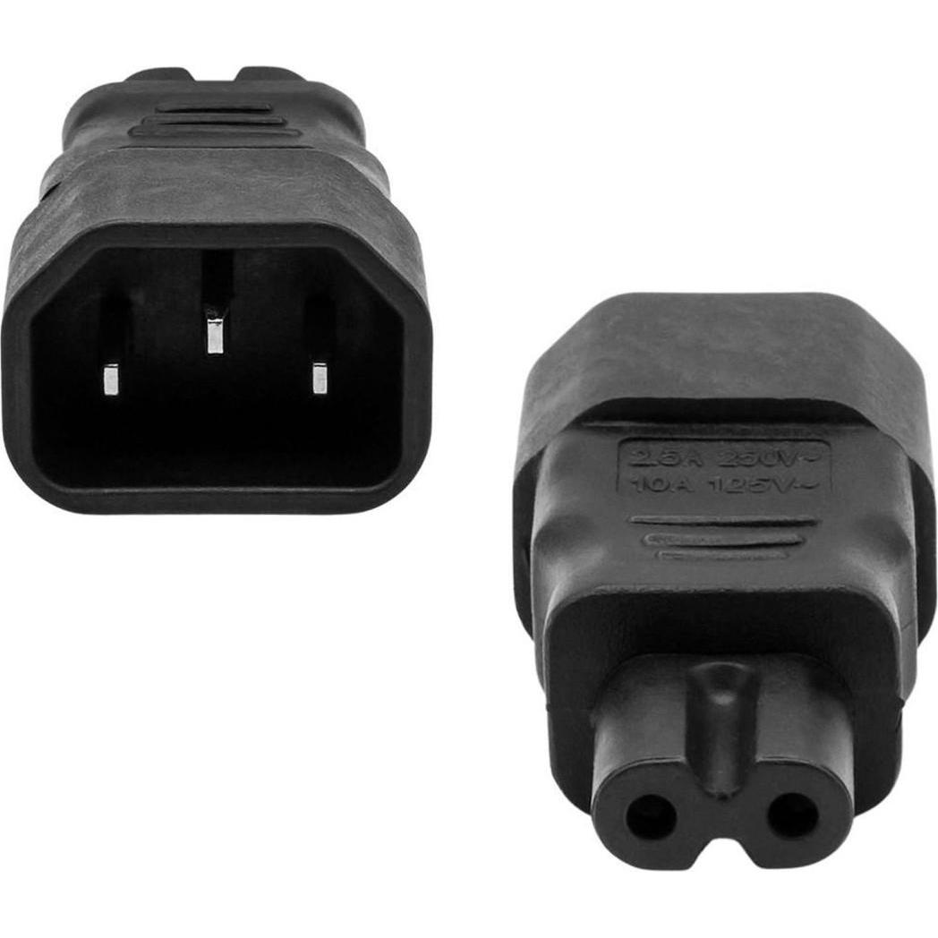 Bild von ProXtend PC-C7C14-000 Netzstecker-Adapter C7 C14 Schwarz, Stromkabel