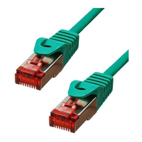 Bild von ProXtend F/UTP CAT6 LSZH AWG 26 CU Grün 10M - Netzwerkkabel