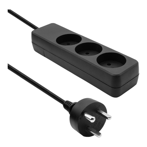 Bild von ProXtend Verlängerungskabel – Danish Power Strip 3-Wege 10M IT Schwarz