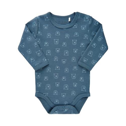 Bild von FIXONI Unisex Baby Body with Long Sleve Kleinkind T-Shirt-Satz, China Blue, 68